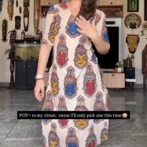 KAMAKARI PRINT KURTI
